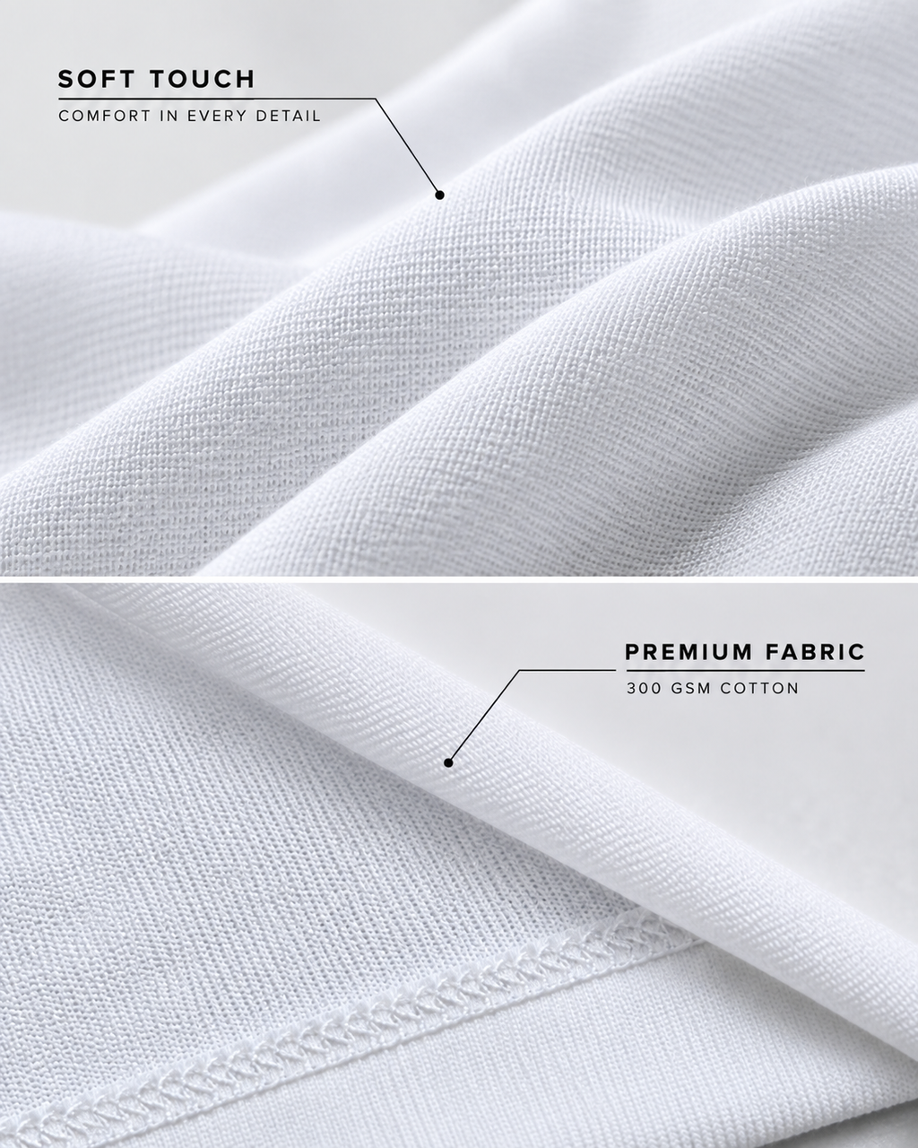 KHAYNEMA Minimalism Oversized Tank — White